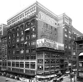 Hudsons department store, closed in 1983