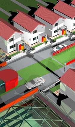 visulisation of the complete HQI Housing Scheme