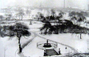Peel Park in the snow