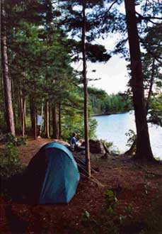 The next day we progressed to the park and stopped by the gate to get some advice. They told us Number One Lake would be beautiful and all ours, and they weren't wrong.