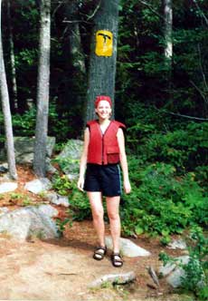 You have to look for the yellow portage signs to know where to stop paddling. If you miss them, you might end up on some rather rocky rapids.
