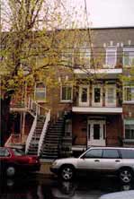 The front of the house at the beginning of summer 2002