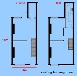 plan of the Seaford Road estate